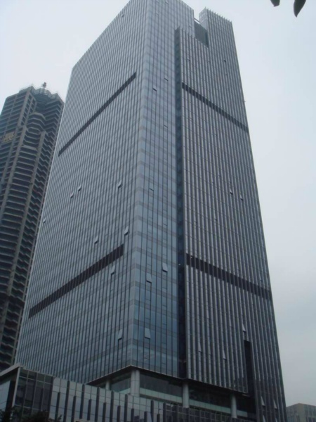珠江新城富力盈信大厦放租 448方投资公司装修 带家私
