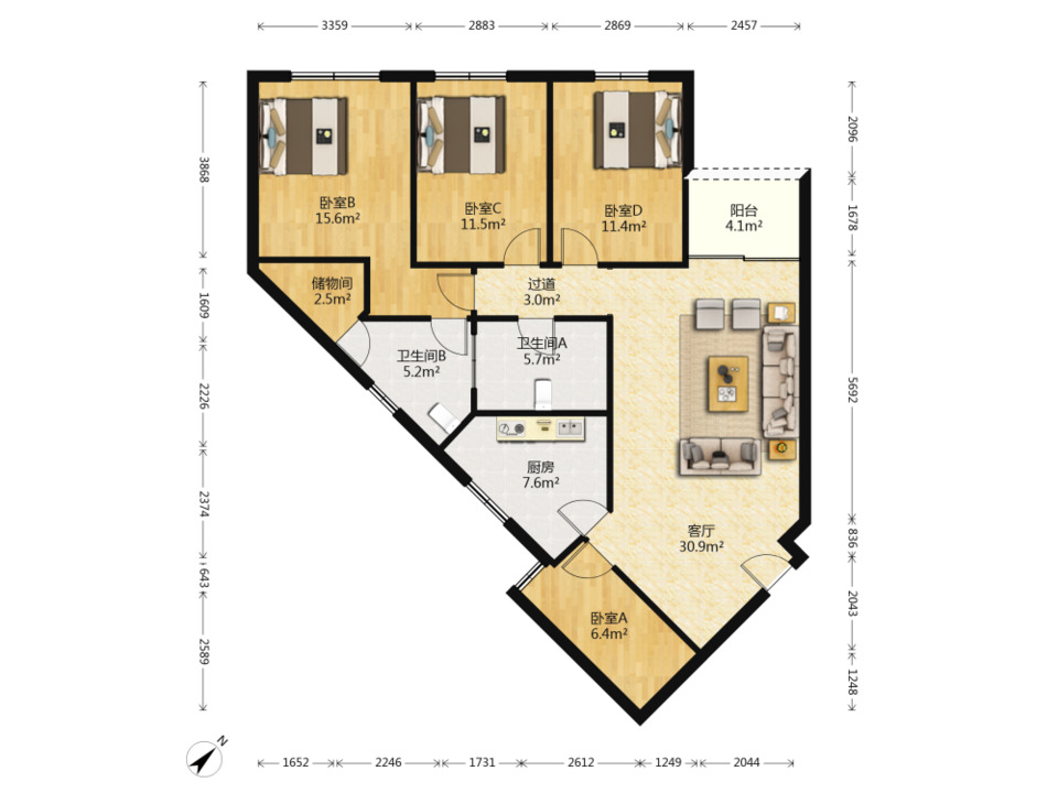 广州金湖雅苑二手房房源图片