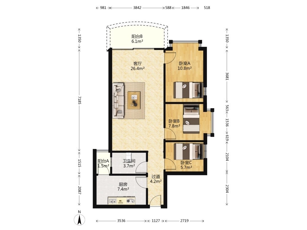 广州广州白天鹅花园二手房房源图片