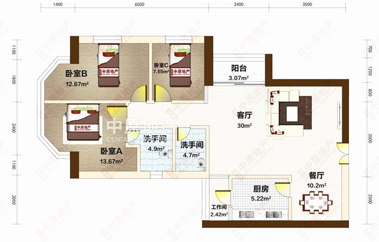 广州东方花苑大厦二手房房源图片