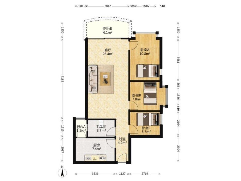 广州广州白天鹅花园二手房房源图片