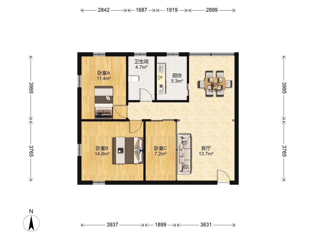 广州白天鹅公安宿舍二手房房源图片