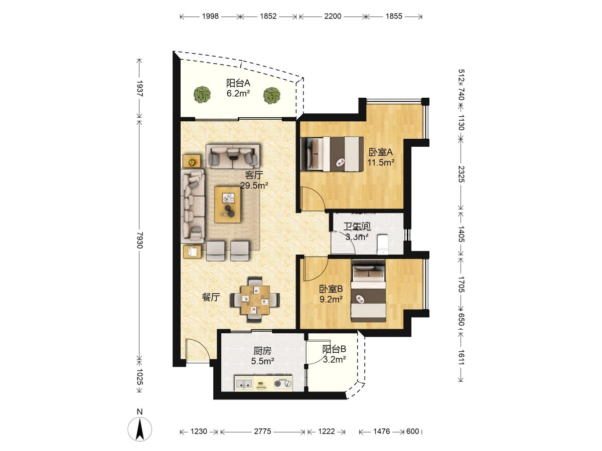 广州广州白天鹅花园二手房房源图片