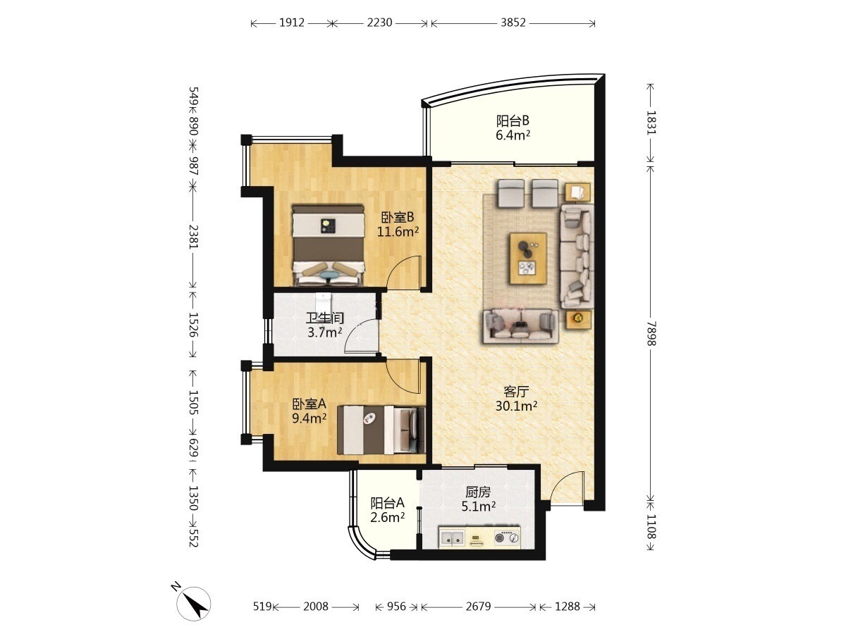 广州广州白天鹅花园二手房房源图片
