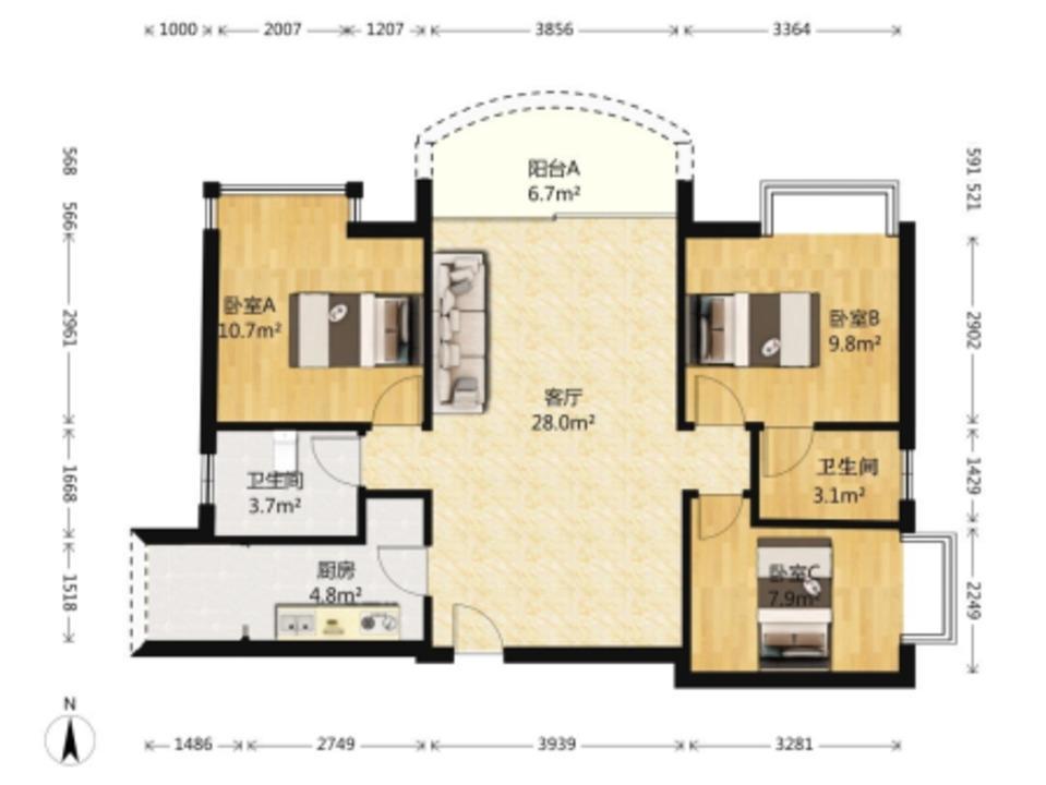 广州广州白天鹅花园二手房房源图片