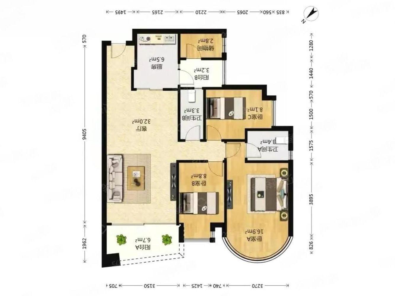 广州富力东堤湾二手房房源图片