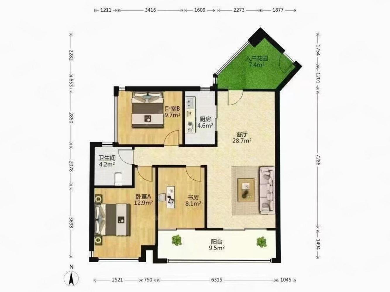广州东山领汇广场二手房房源图片