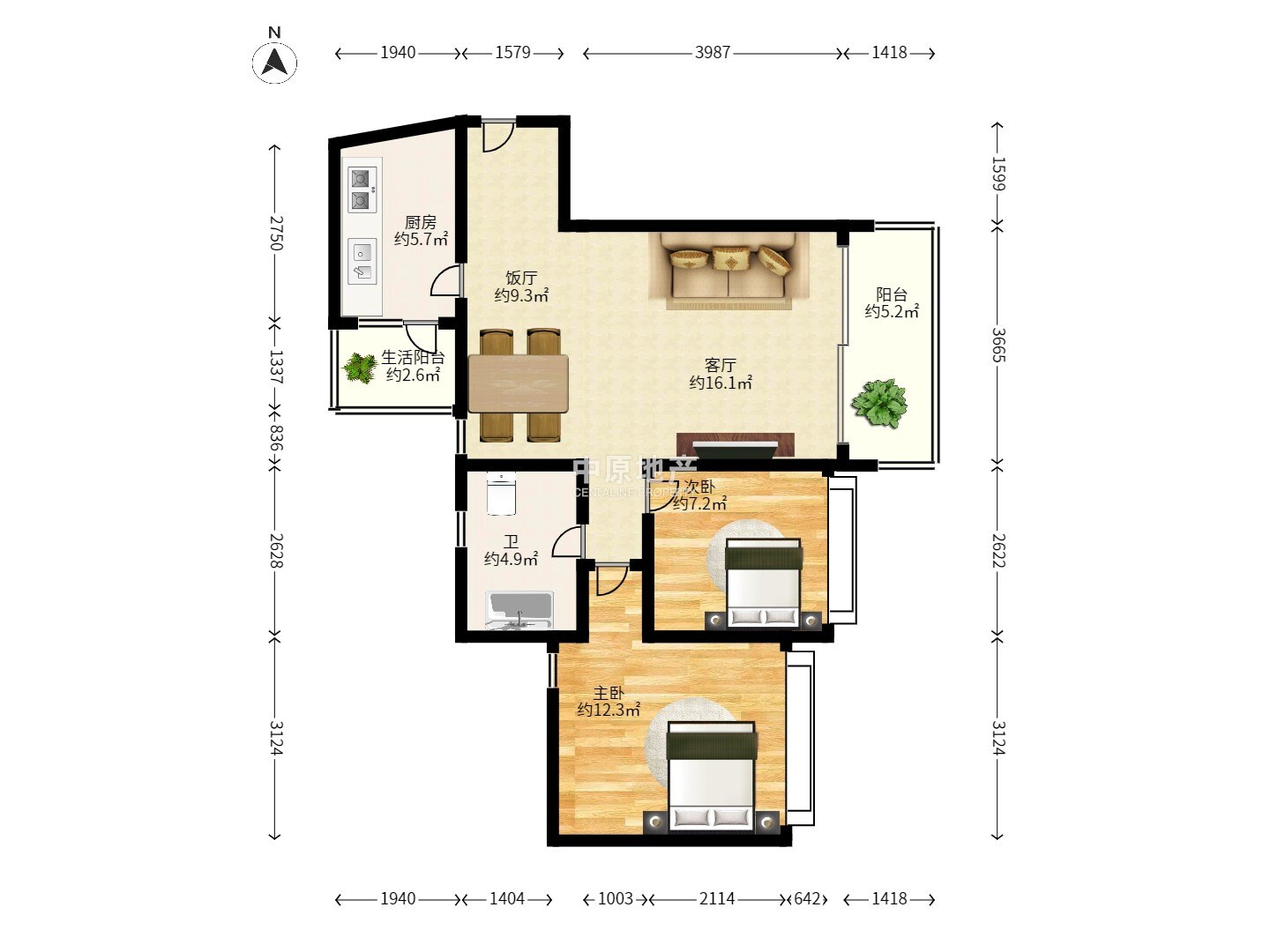 广州东风广场二手房房源图片