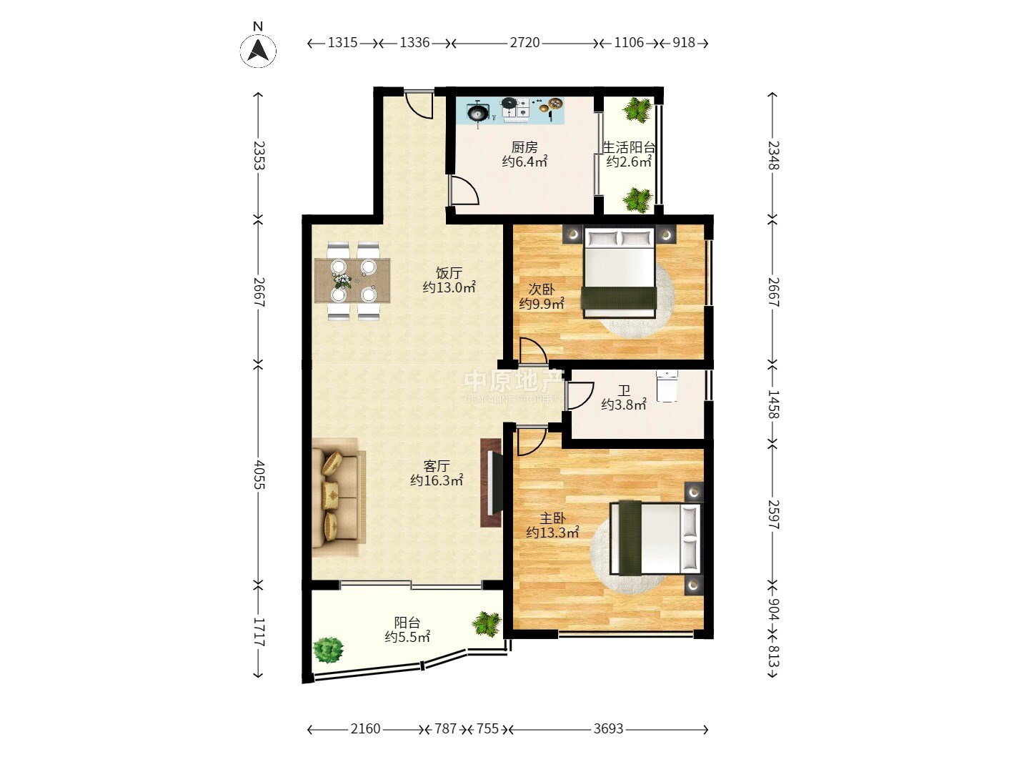 广州锦城花园二手房房源图片