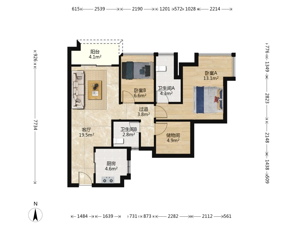 广州广佛保利城二手房房源图片