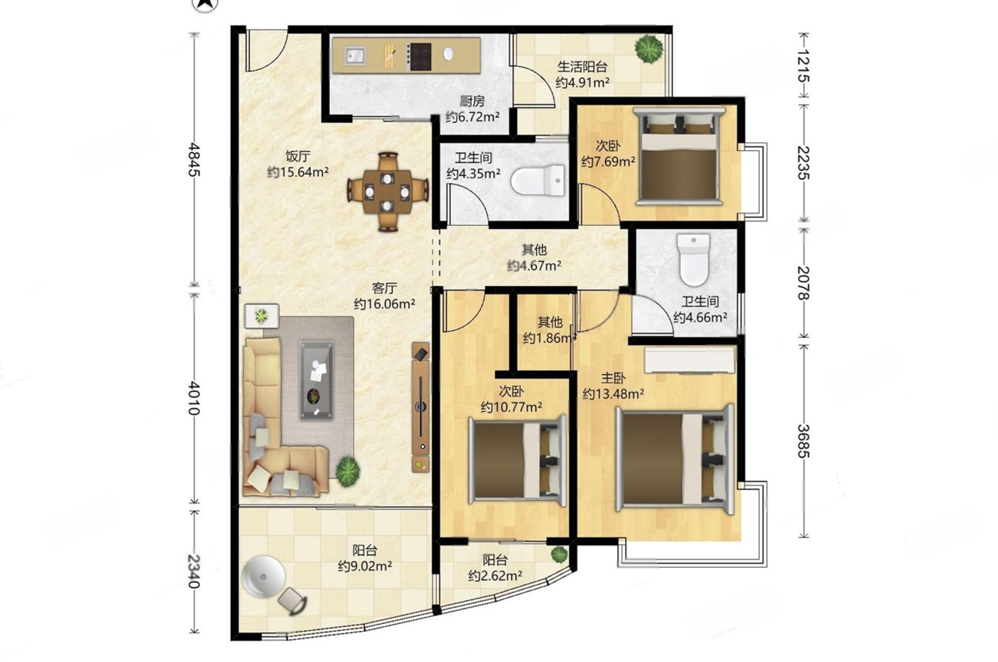 广州东山雅筑二手房房源图片