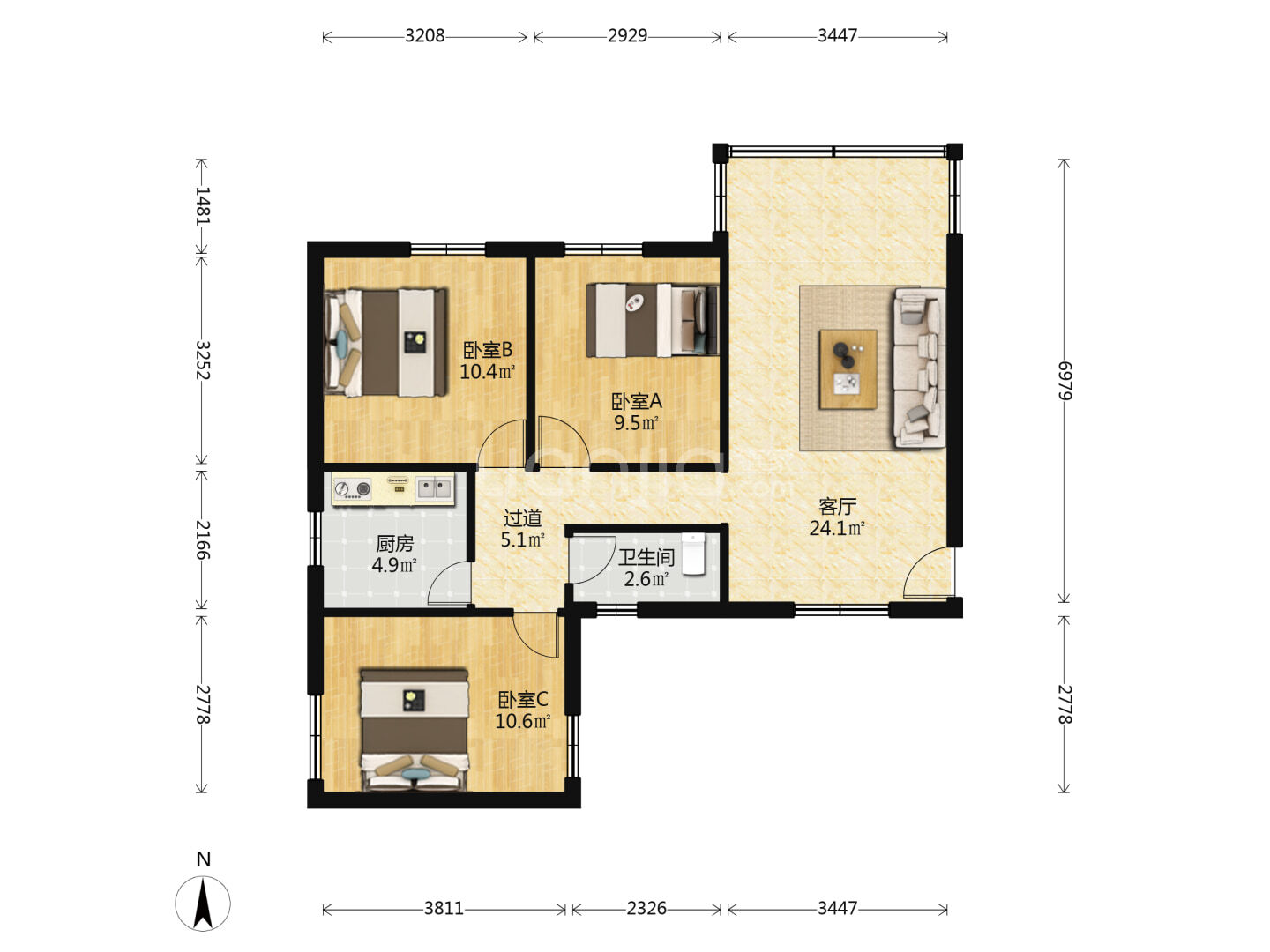 广州上步花园二手房房源图片