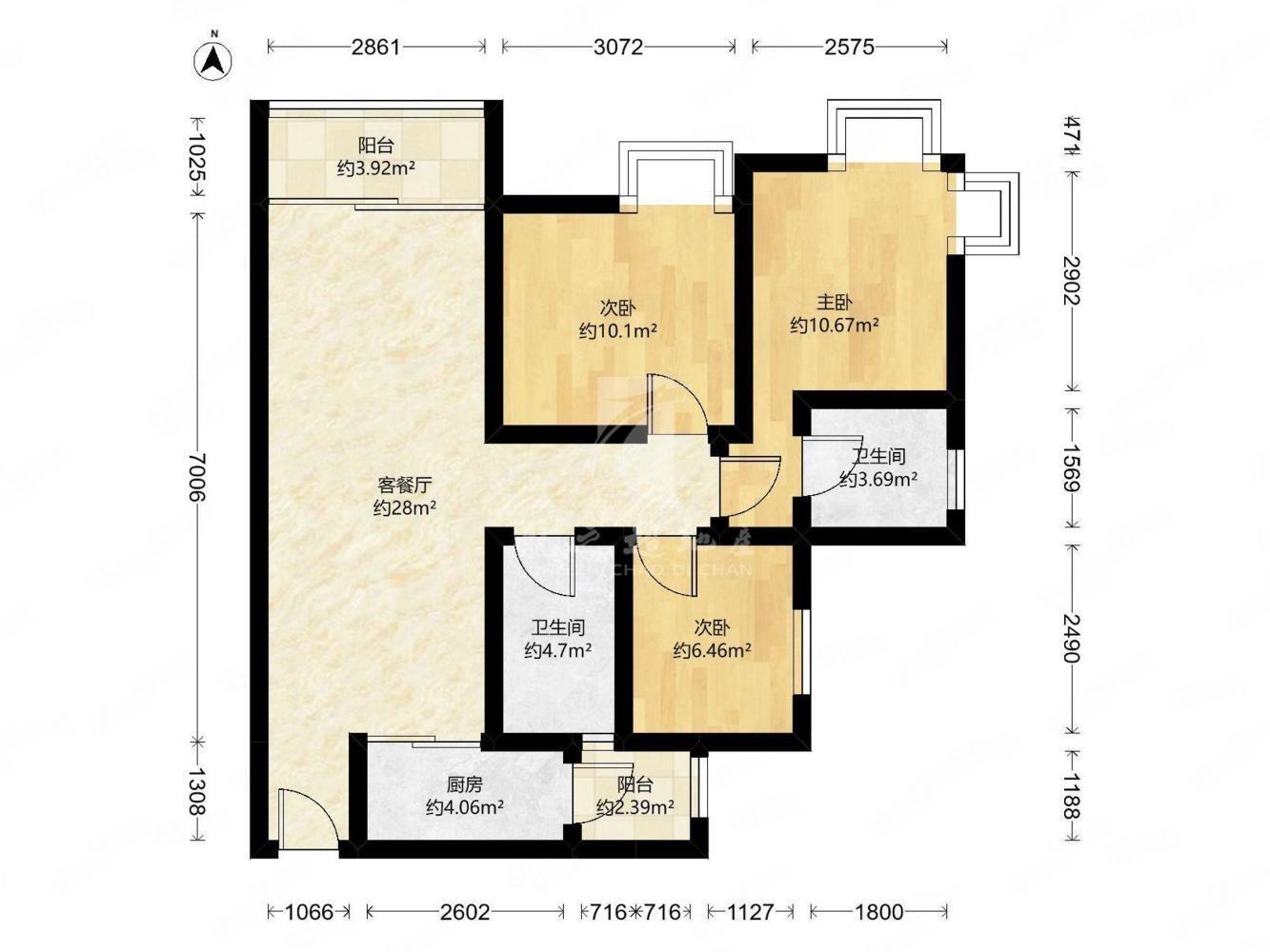 广州保利碧桂园悦公馆二手房房源图片