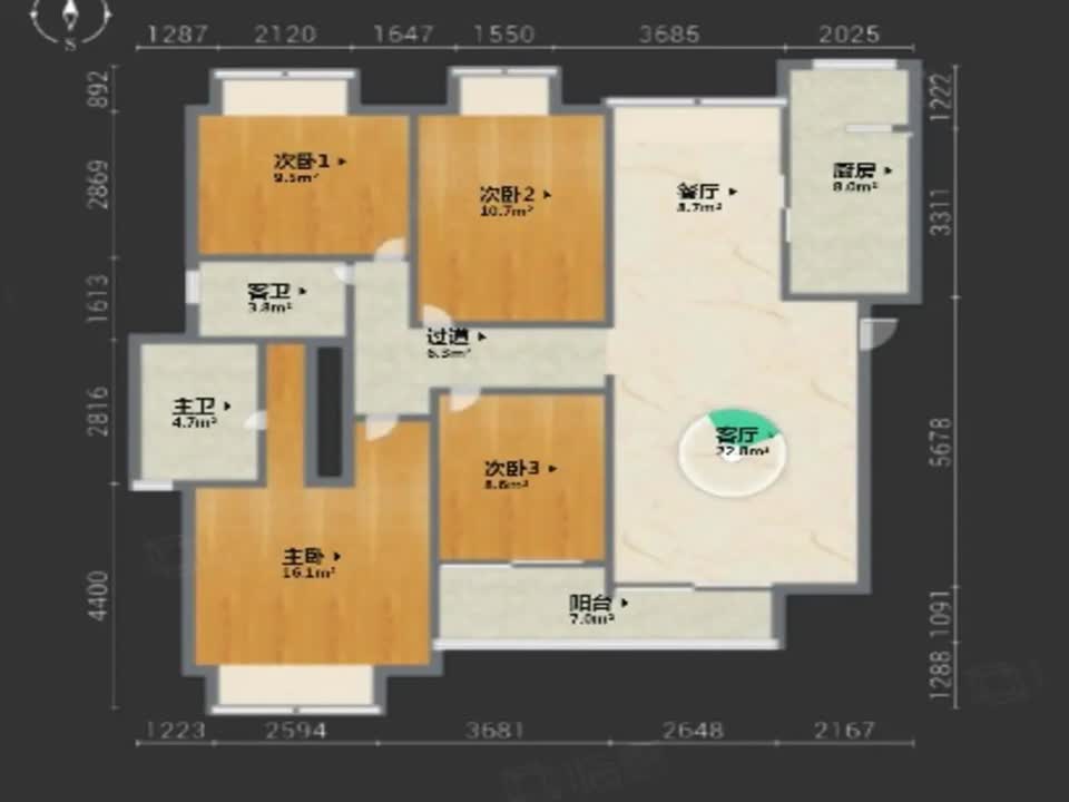 广州中铁建水岸花园二手房房源图片