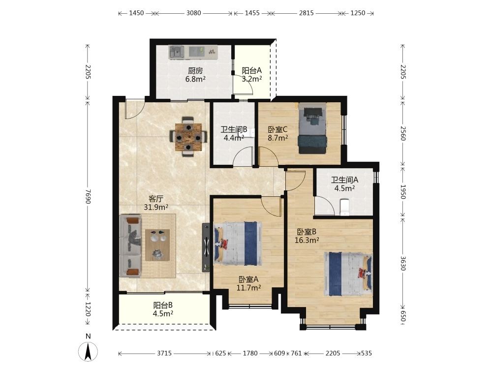 广州恒大悦府二手房房源图片