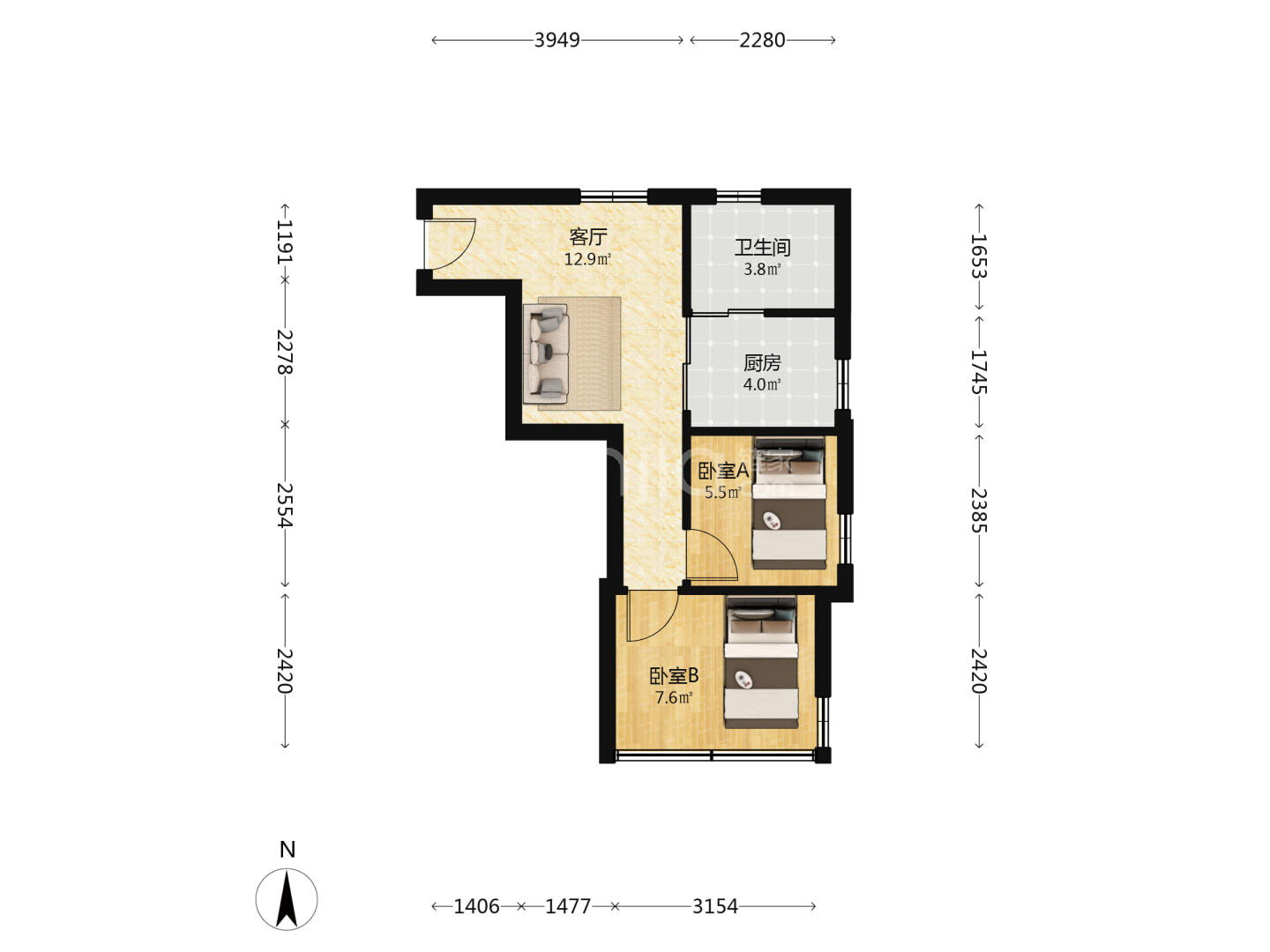 广州上步花园二手房房源图片