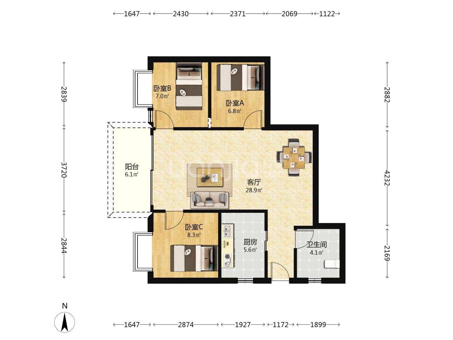 广州岭南花园二手房房源图片