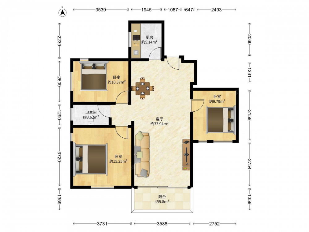 广州槎龙公安宿舍二手房房源图片
