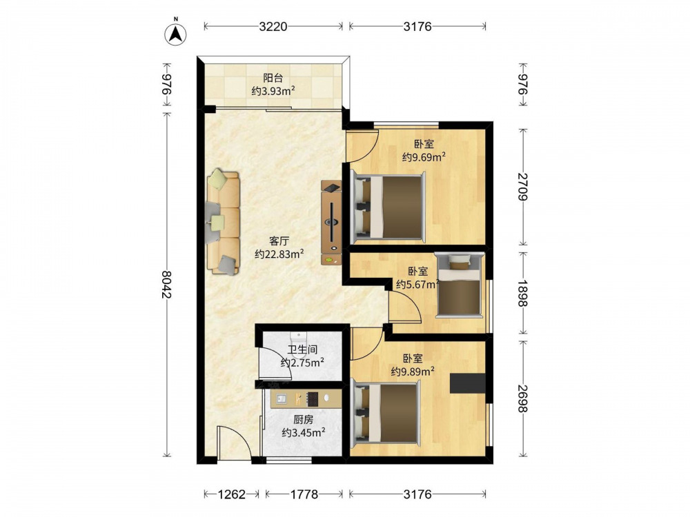 广州泽德花苑二手房房源图片