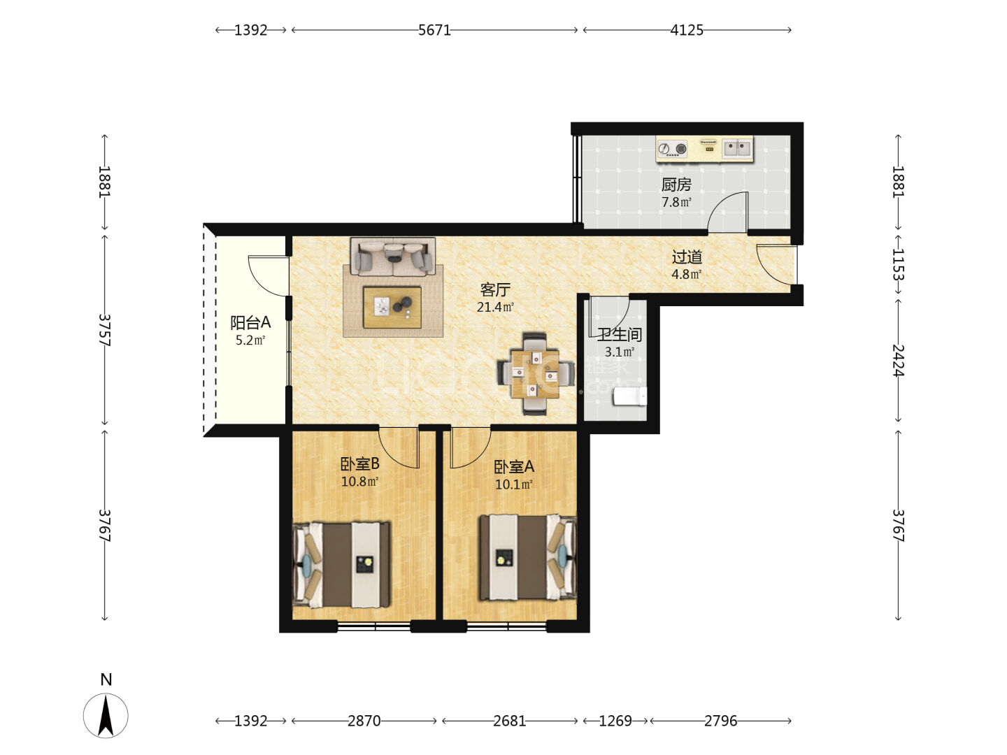 广州紫荆苑二手房房源图片