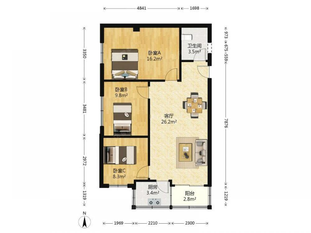 广州上步花园二手房房源图片