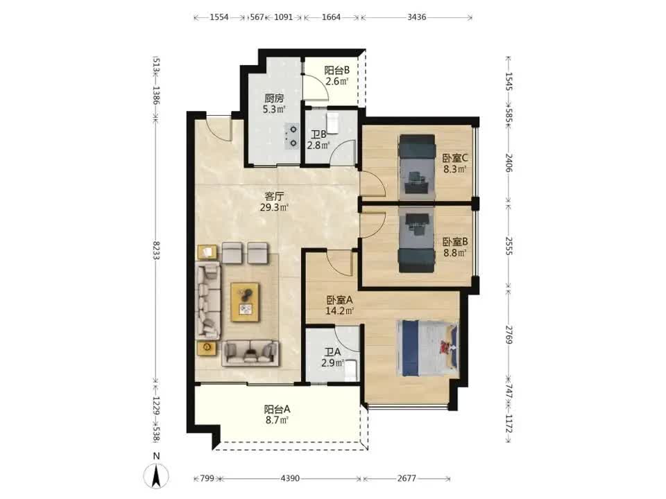 广州中交泷湾云城二手房房源图片