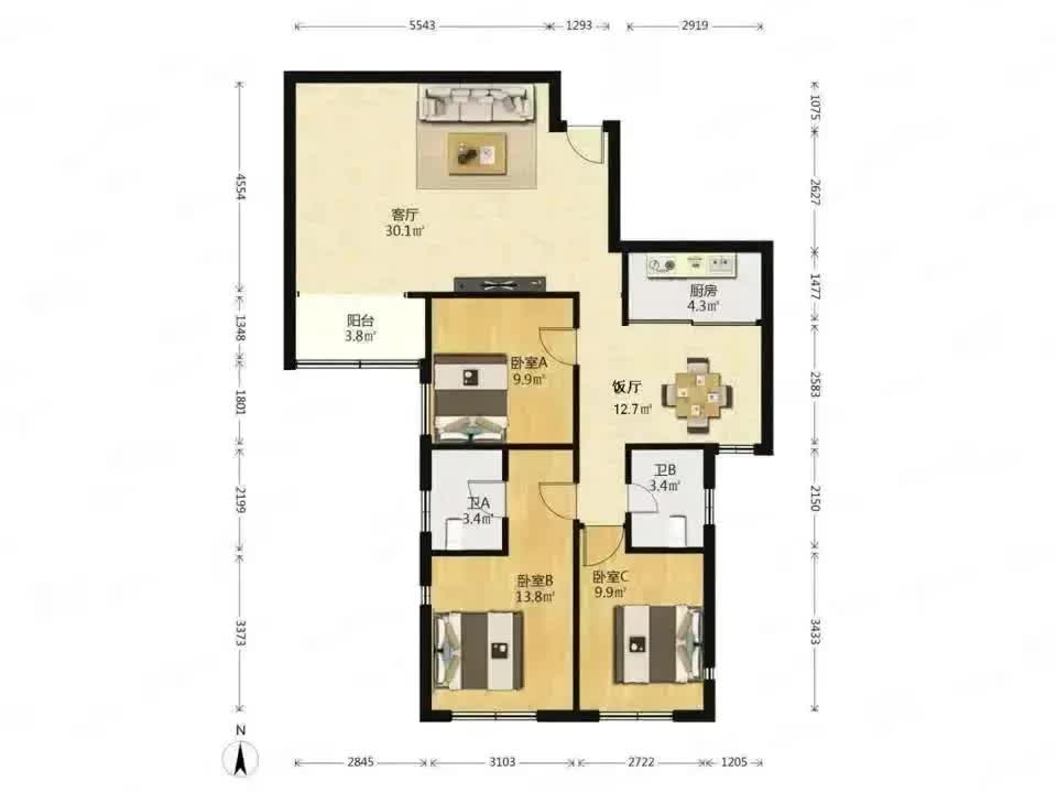 广州金田花苑二手房房源图片
