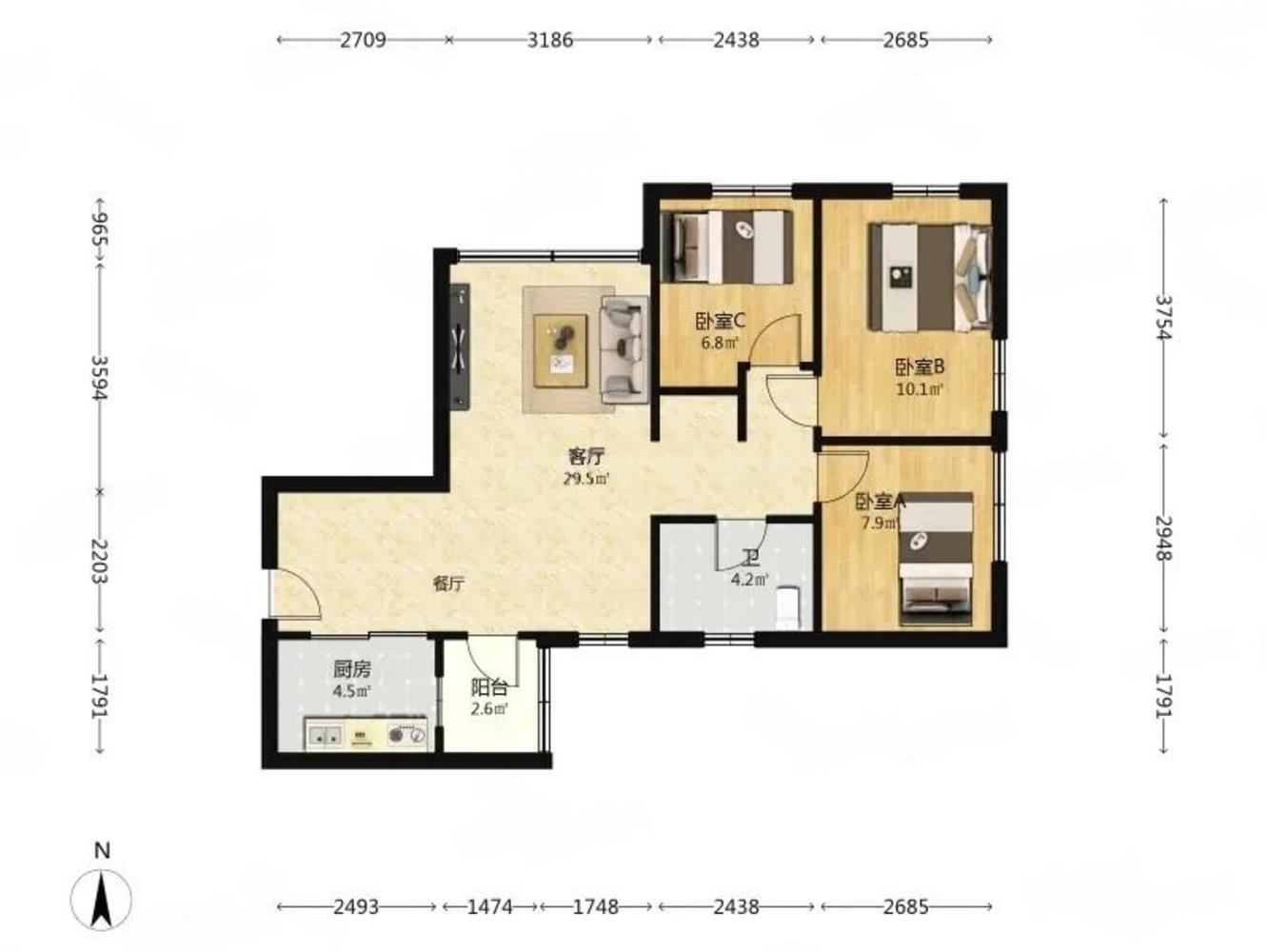 广州金田花苑二手房房源图片