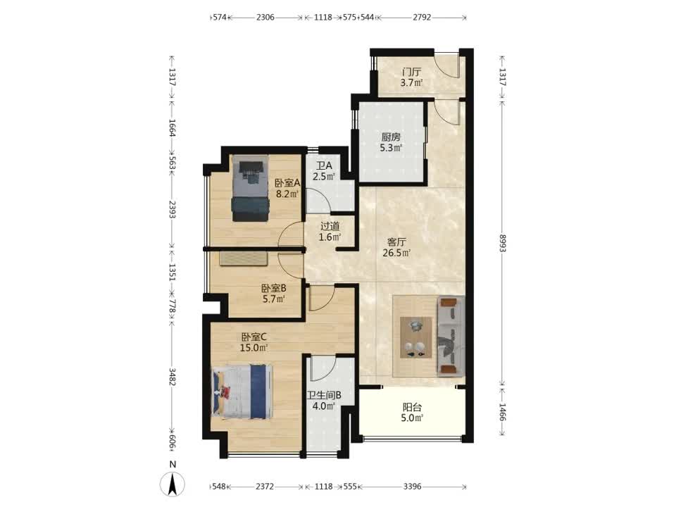 广州时代天境二手房房源图片