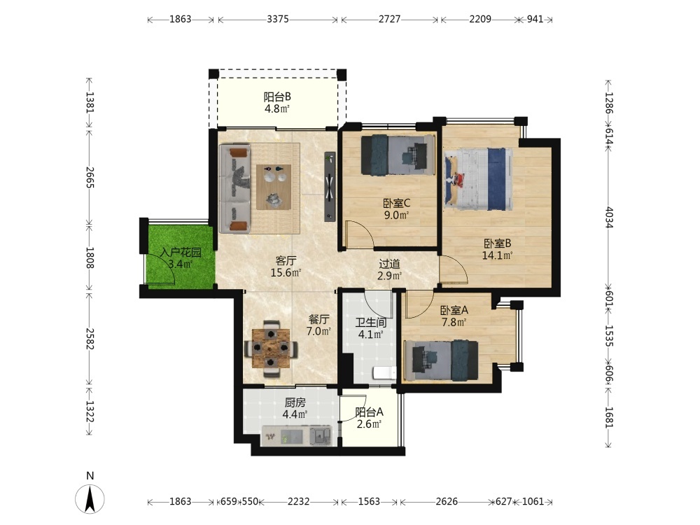 广州龙光水悦云天二手房房源图片
