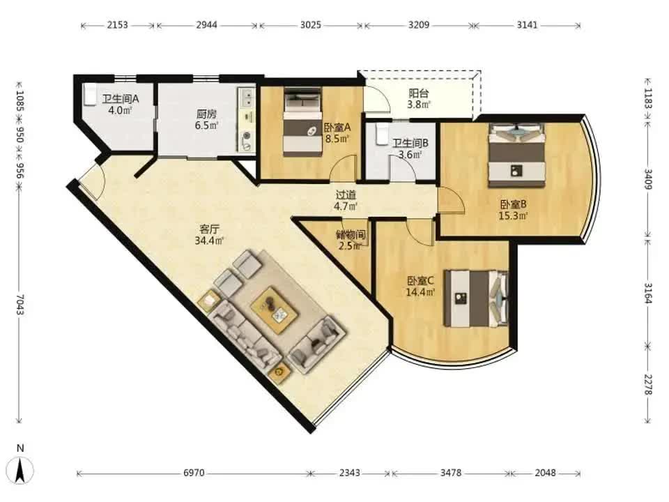 广州帝景苑二手房房源图片
