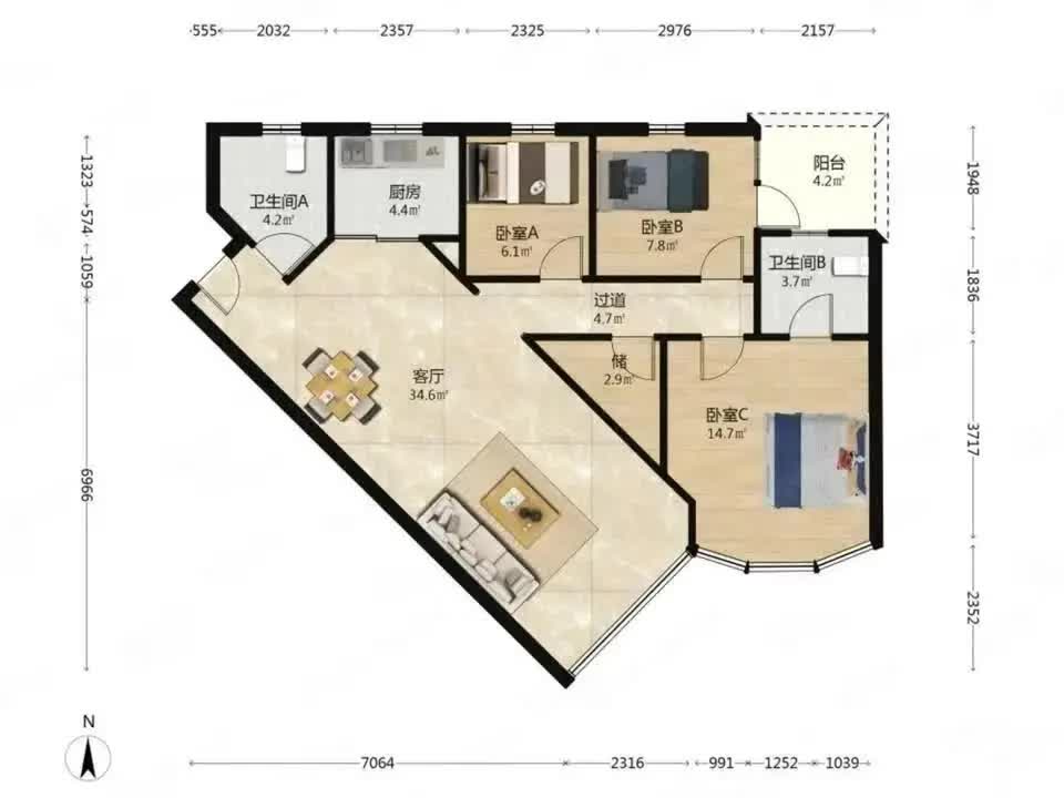 广州帝景苑二手房房源图片