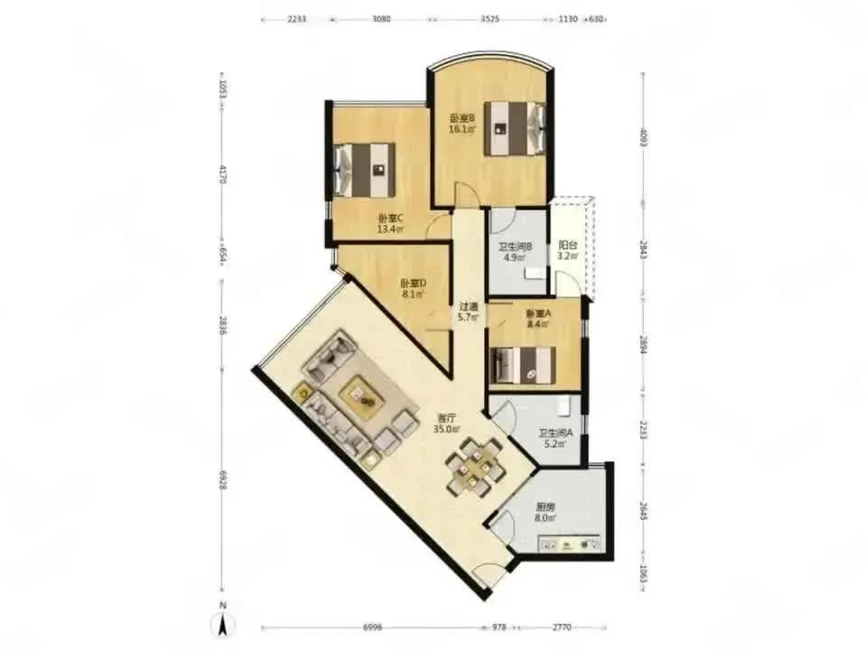 广州帝景苑二手房房源图片