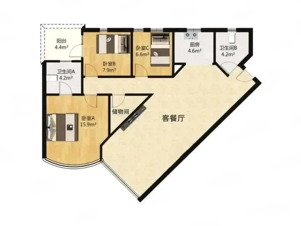 广州帝景苑二手房房源图片