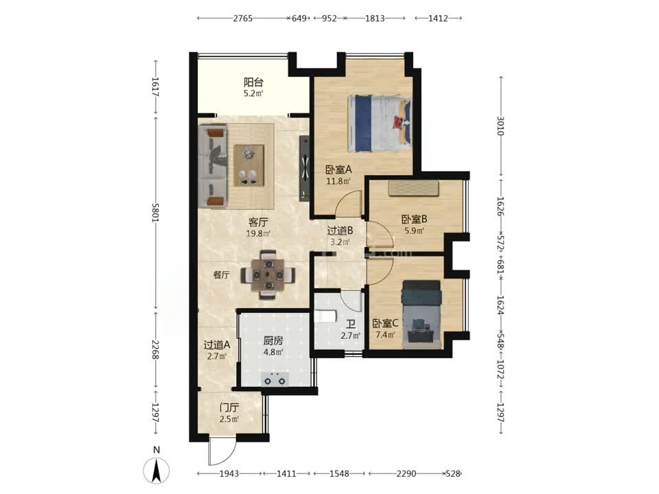 广州时代水岸二手房房源图片