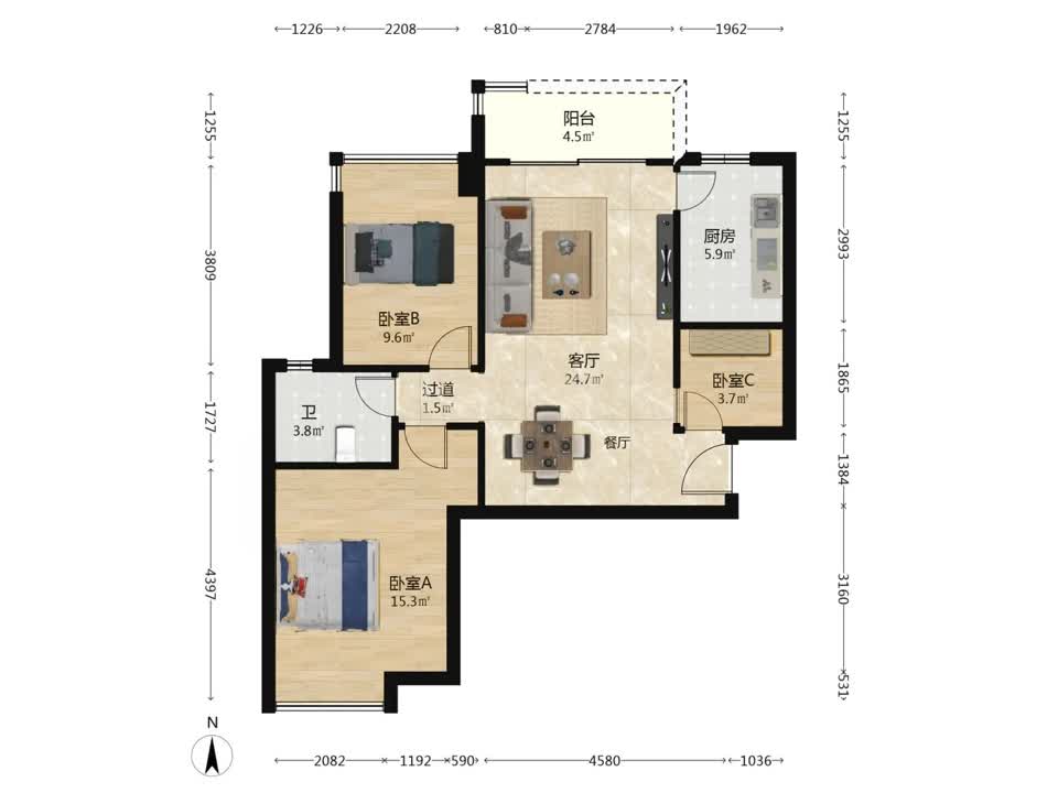 广州合生君景湾二手房房源图片