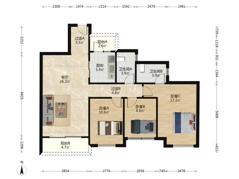 广州碧桂园印象花城二手房房源图片