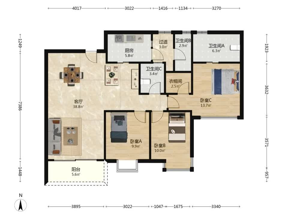 广州创逸雅苑二手房房源图片