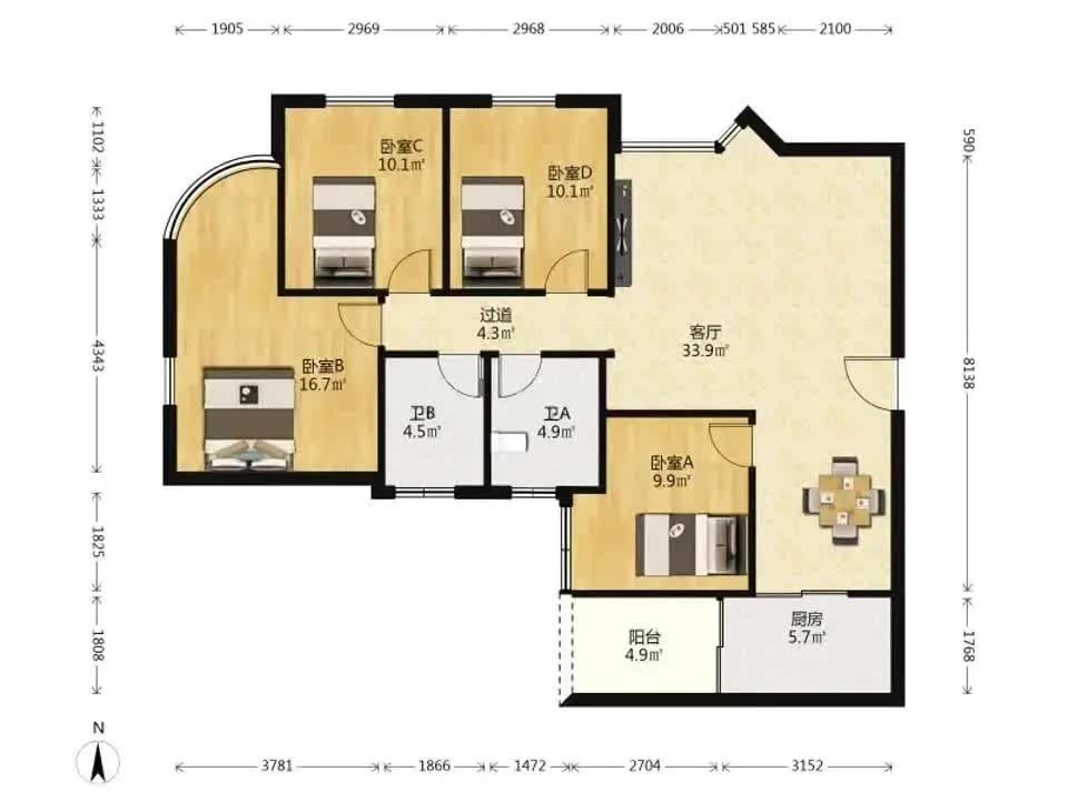 广州东方之珠花园二手房房源图片