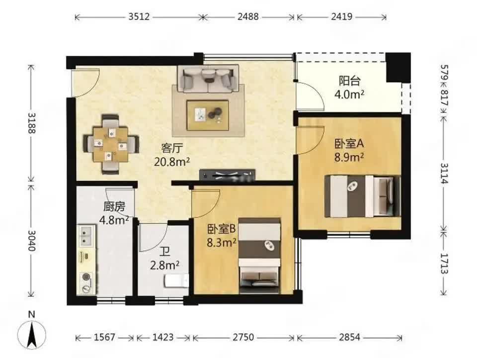 广州金碧翡翠华庭二手房房源图片
