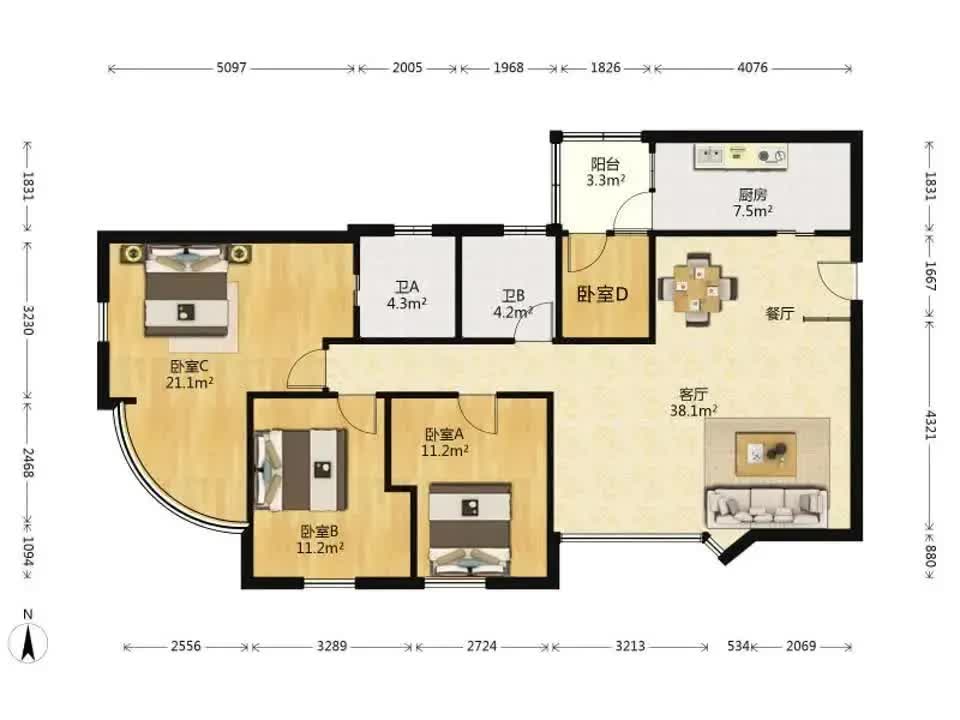 广州东方之珠花园二手房房源图片