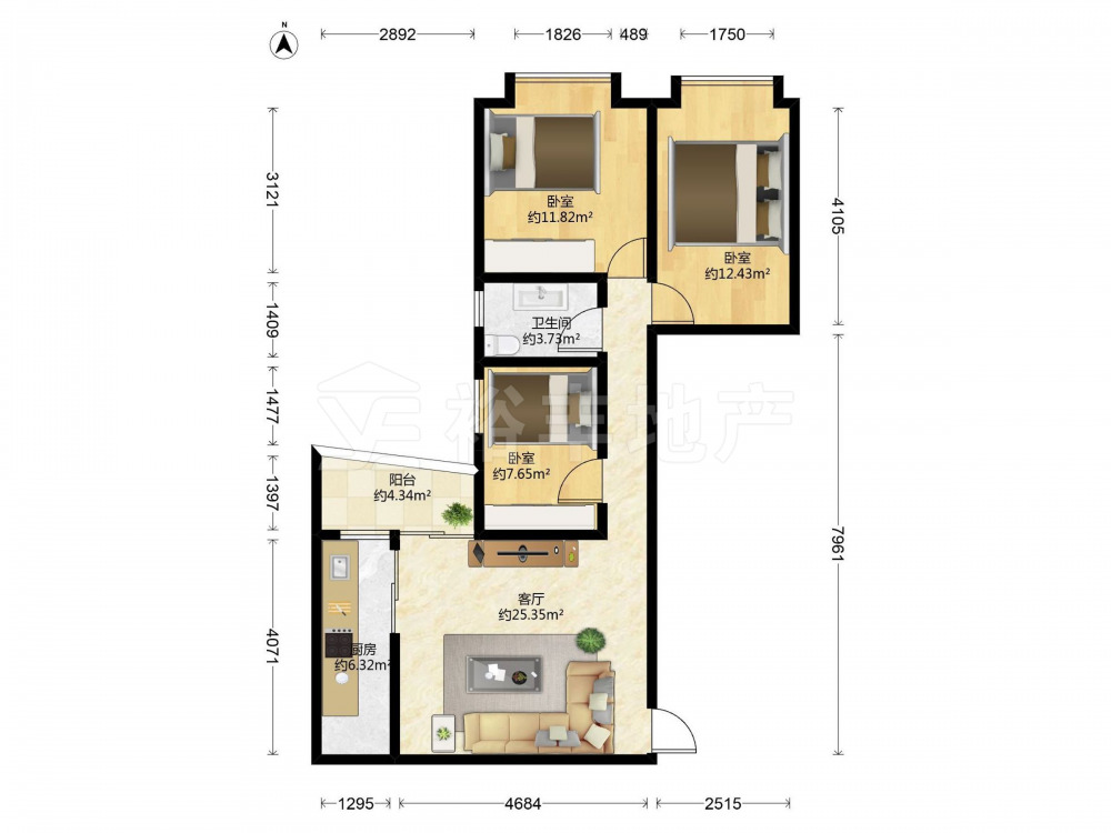 广州积德花苑二手房房源图片