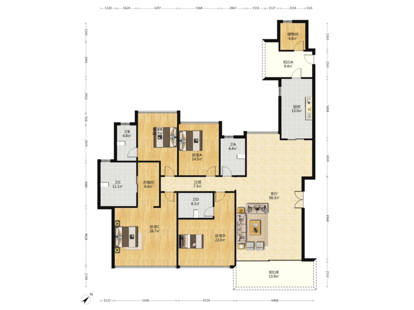 广州峻林二手房房源图片