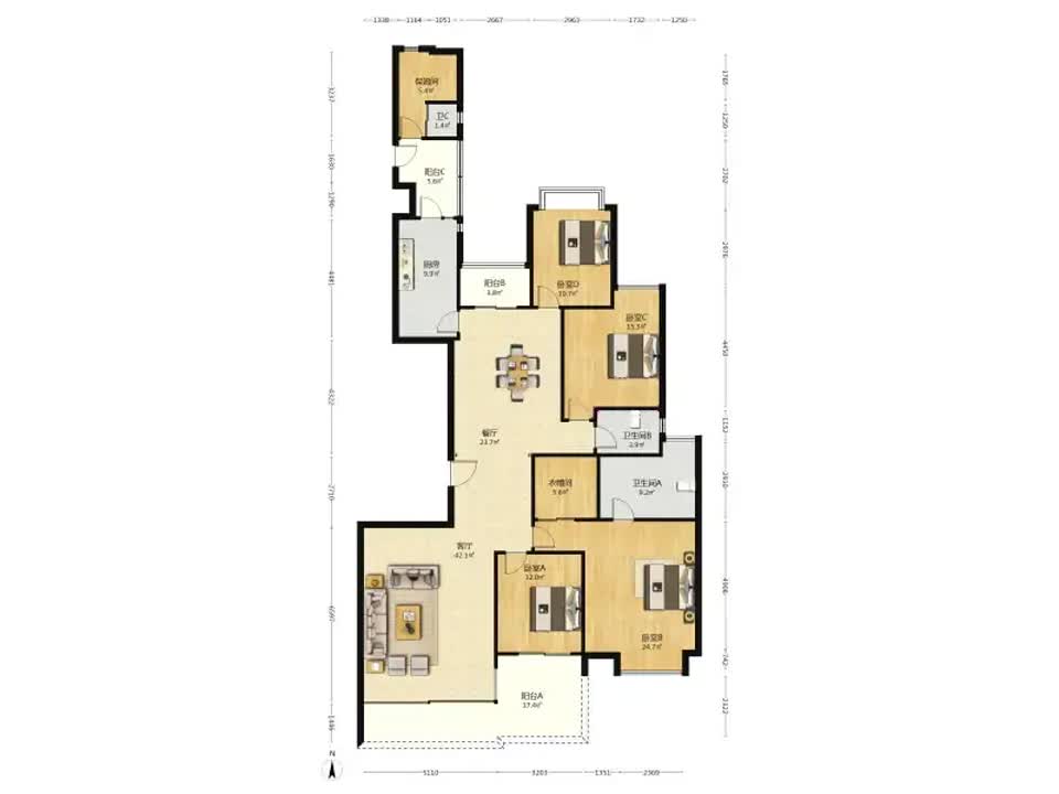 广州中海观园国际二手房房源图片