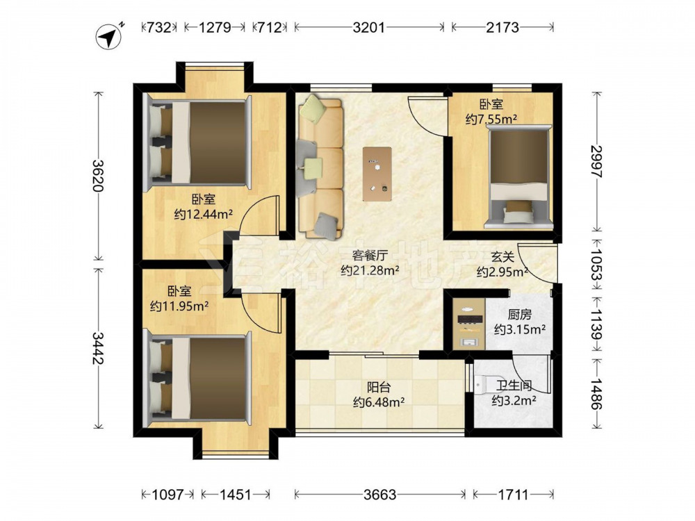 广州金德西苑二手房房源图片