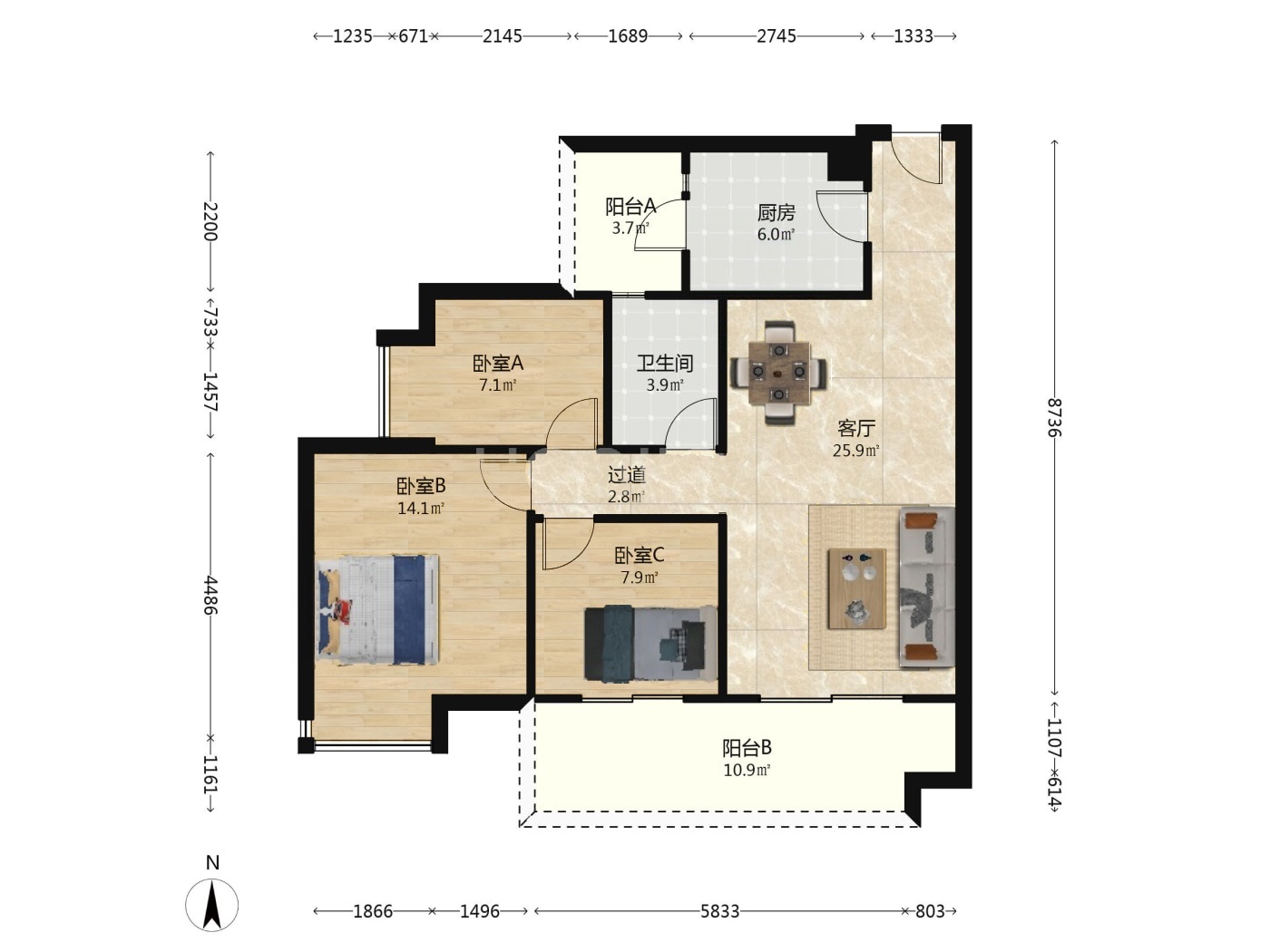 广州保利中宇广场二手房房源图片