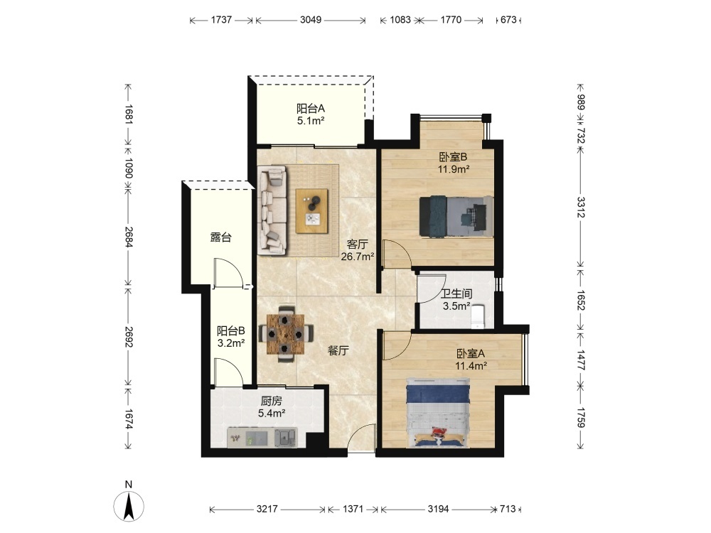 广州保利中宇广场二手房房源图片