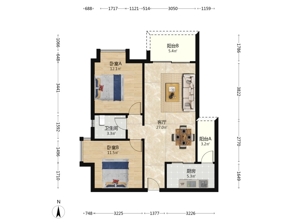 广州保利中宇广场二手房房源图片