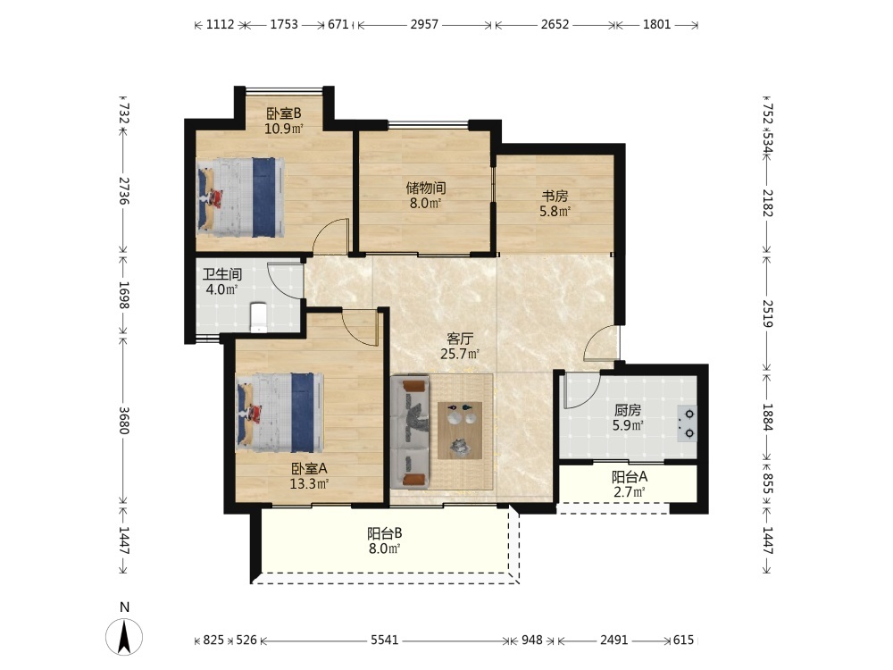 广州保利中宇广场二手房房源图片