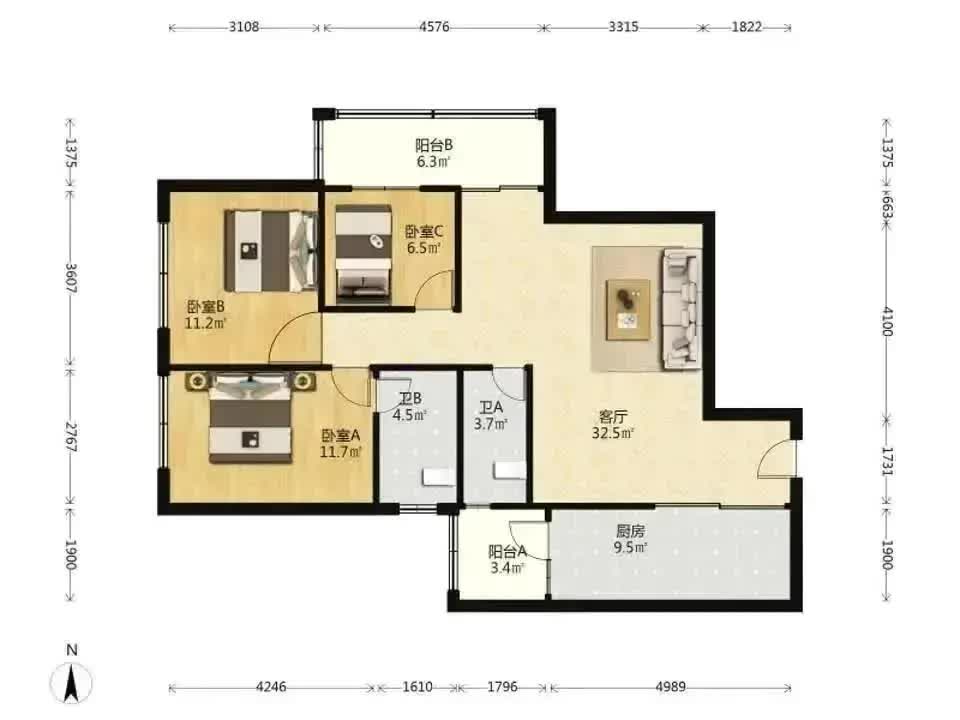 广州金海花园二手房房源图片